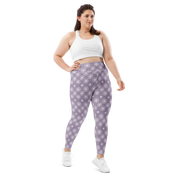 Circle - Lavender High-Waist Plus Size Leggings