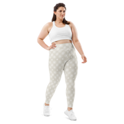 Circle - Bone High-Waist Plus Size Leggings