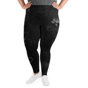 Believe - Black High-Waist Plus Size Leggings