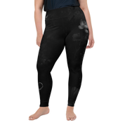 Believe - Black High-Waist Plus Size Leggings