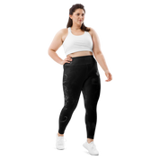 Believe - Black High-Waist Plus Size Leggings