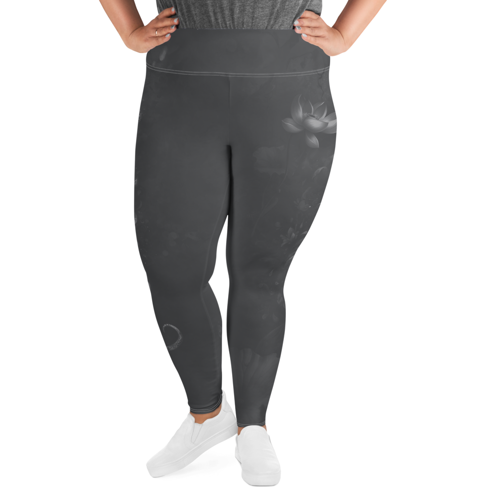 Believe - Anthracite High-Waist Plus Size Leggings