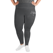 Believe - Anthracite High-Waist Plus Size Leggings