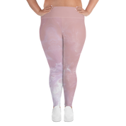 Awaken - Rose High-Waist Plus Size Leggings