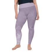 Awaken - Lavender High-Waist Plus Size Leggings