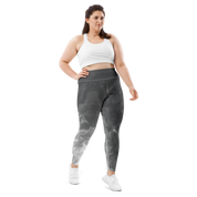 Awaken - Anthracite High-Waist Plus Size Leggings