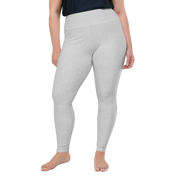 Heather Grey Light Plus Size Leggings