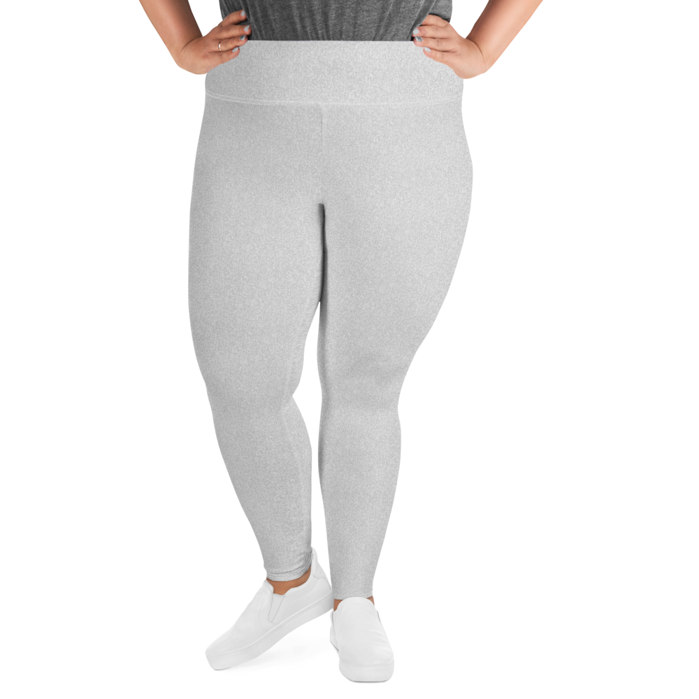 Heather Grey Light Plus Size Leggings