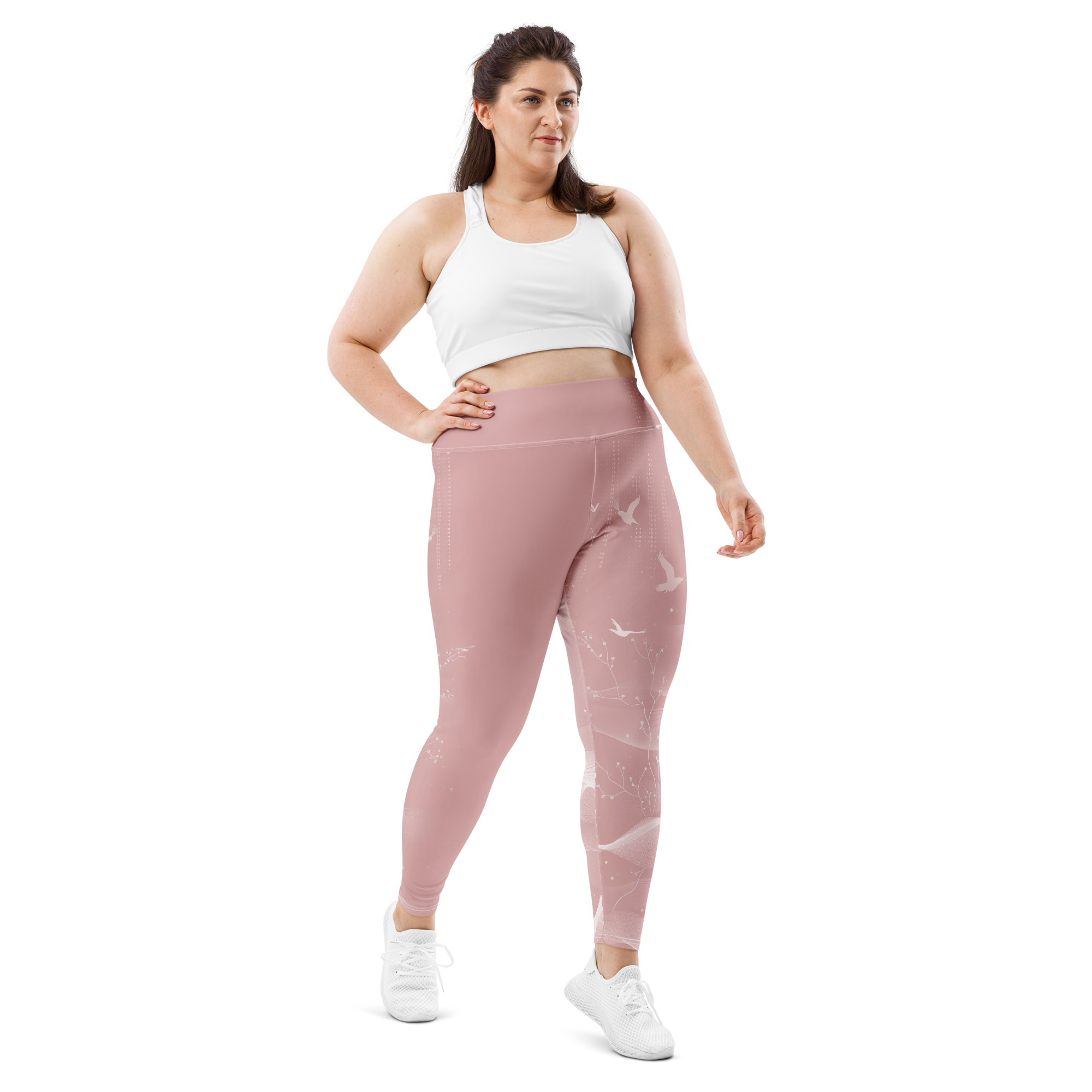 Inner - Rose Plus Size Leggings