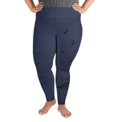 Inner - Navy Plus Size Leggings