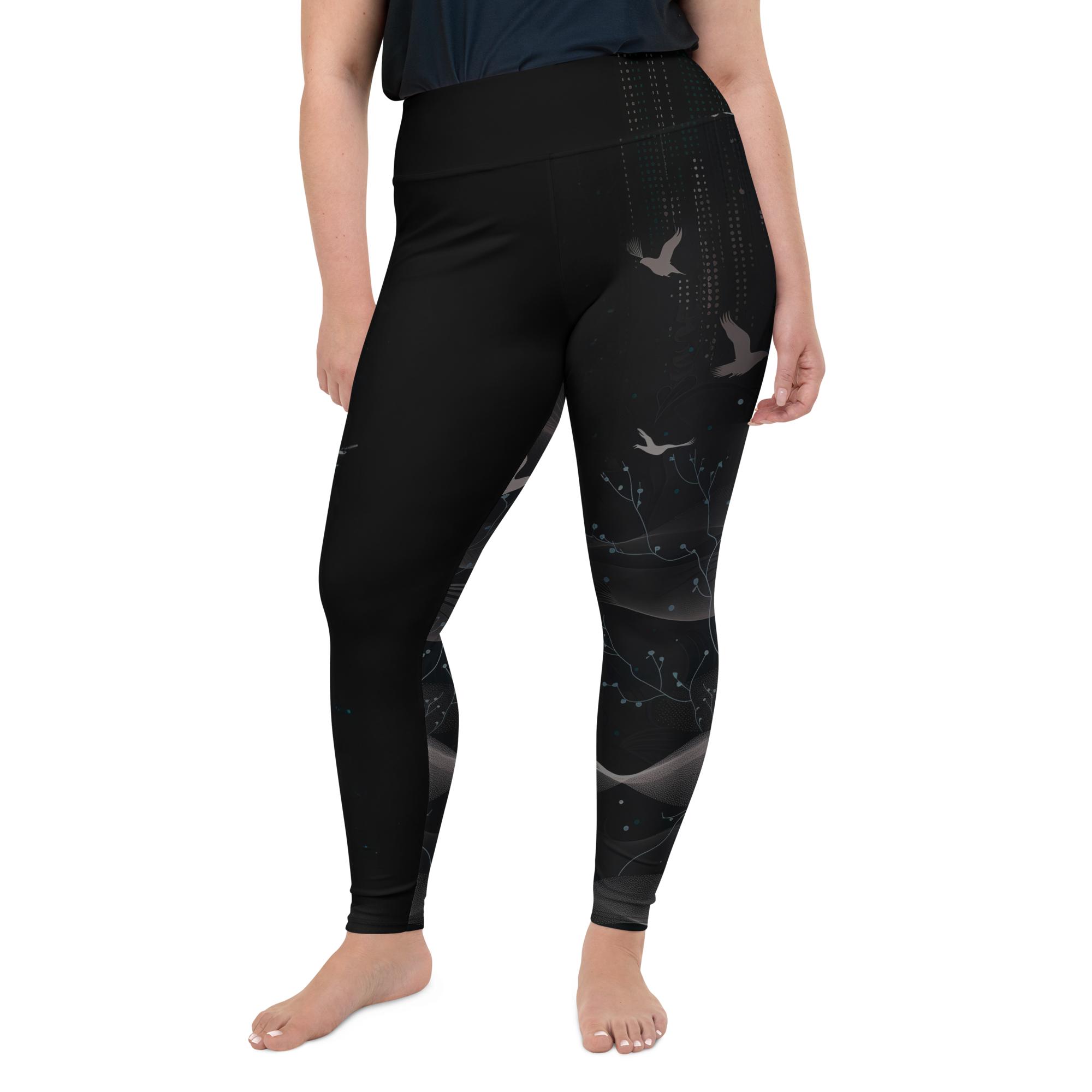 Inner - Black Plus Size Leggings