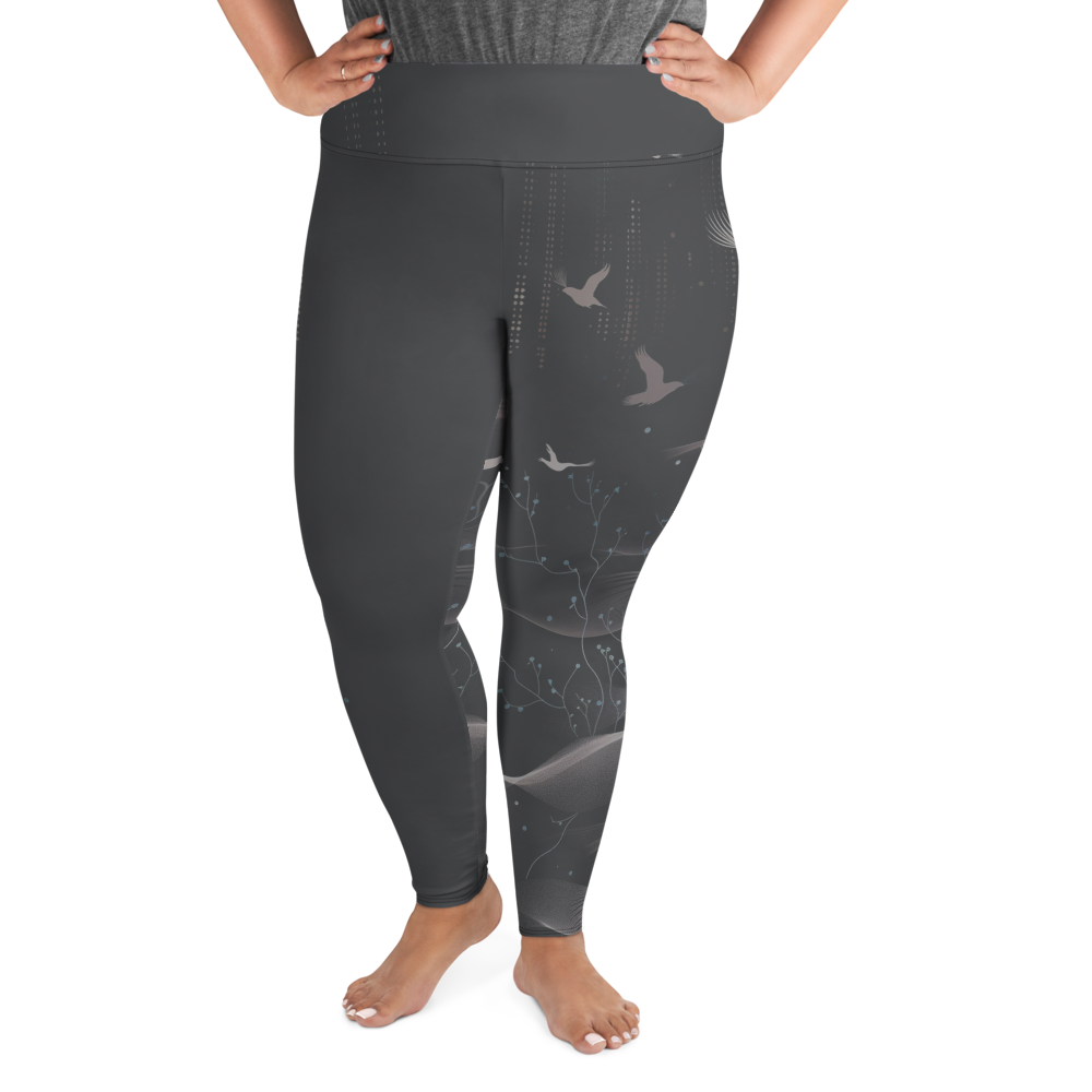 Inner - Anthracite Plus Size Leggings