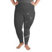 Inner - Anthracite Plus Size Leggings