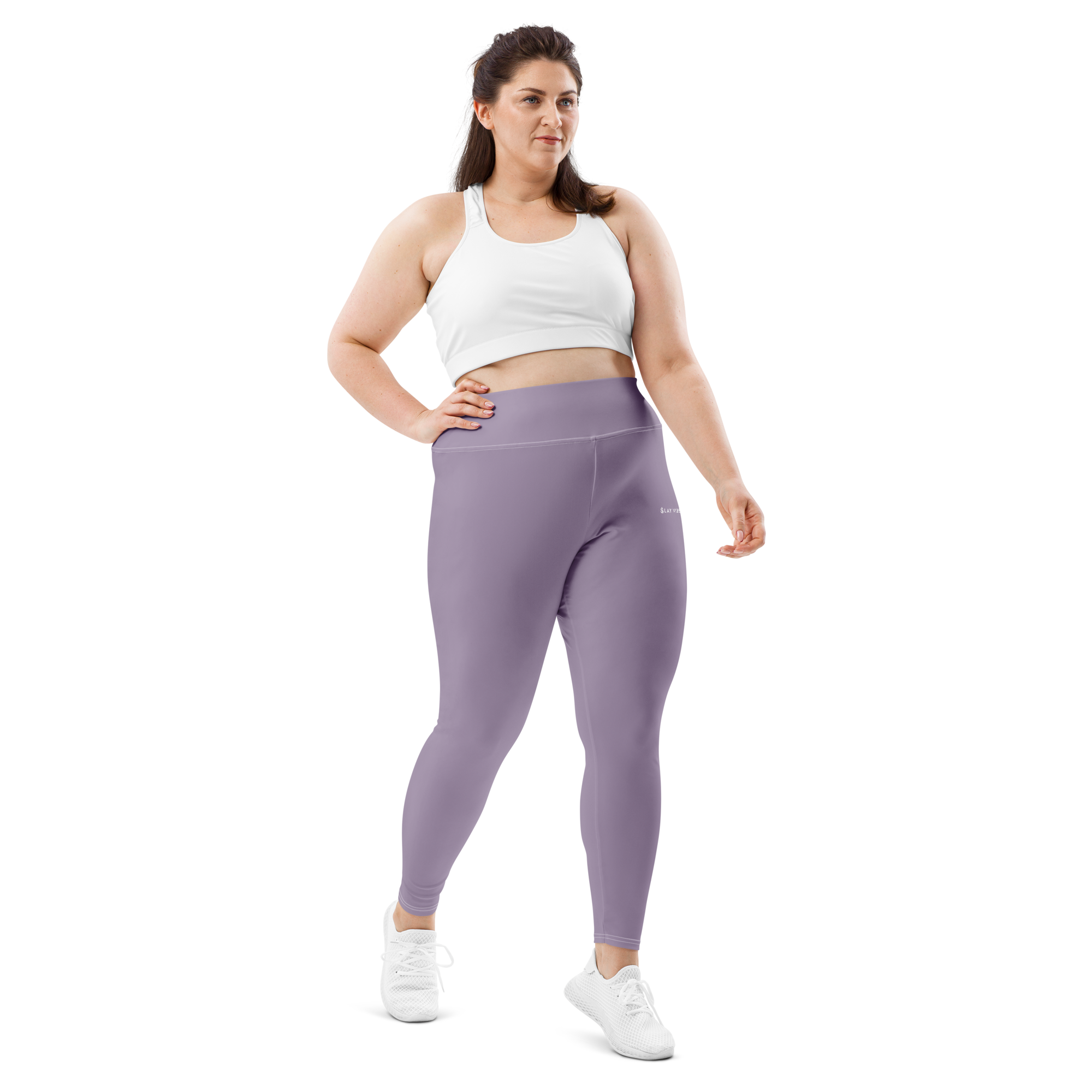 Basics - Lavender Plus Size Leggings