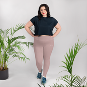 Basics - Rose Plus Size Leggings