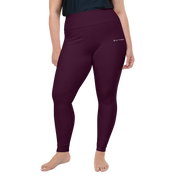 Basics - Eggplant Plus Size Leggings