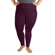 Basics - Eggplant Plus Size Leggings