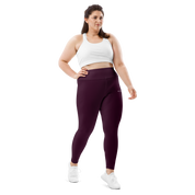 Basics - Eggplant Plus Size Leggings