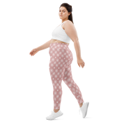 Circle - Rose High-Waist Plus Size Leggings