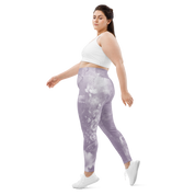 Believe - Lavender High-Waist Plus Size Leggings