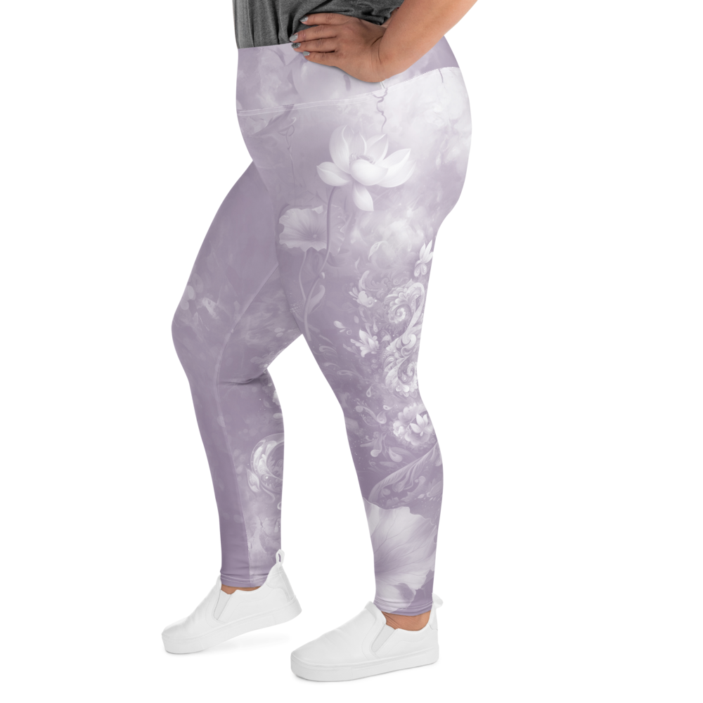 Believe - Lavender High-Waist Plus Size Leggings