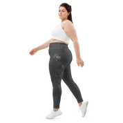 Believe - Anthracite High-Waist Plus Size Leggings