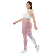 Awaken - Rose High-Waist Plus Size Leggings