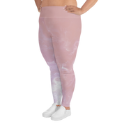 Awaken - Rose High-Waist Plus Size Leggings