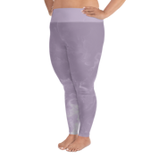 Awaken - Lavender High-Waist Plus Size Leggings