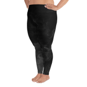 Awaken - Black High-Waist Plus Size Leggings