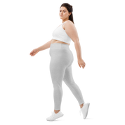 Heather Grey Light Plus Size Leggings