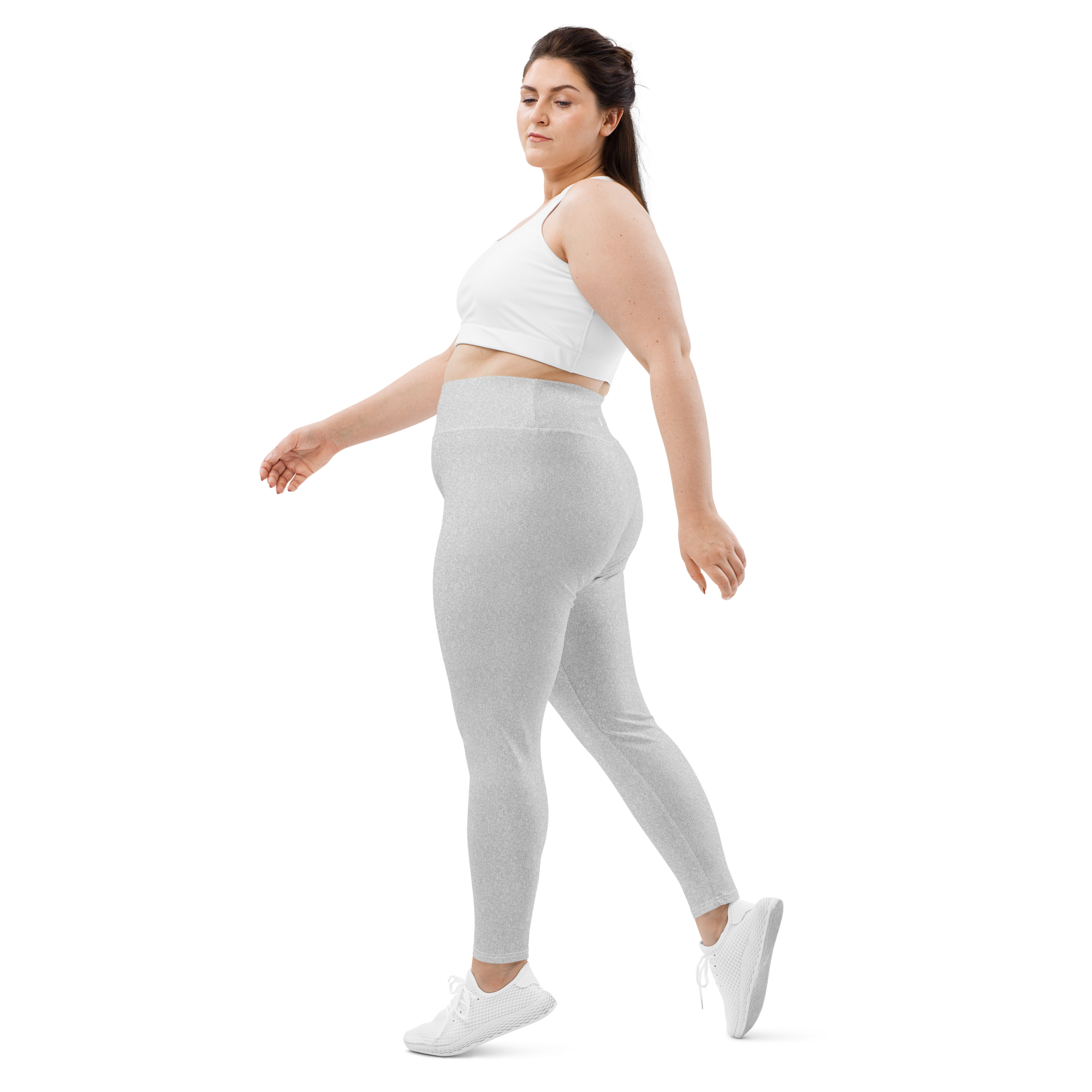 Heather Grey Light Plus Size Leggings