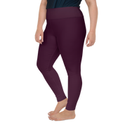 Faded - Eggplant High-Waist Plus Size Leggings