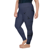 Inner - Navy Plus Size Leggings