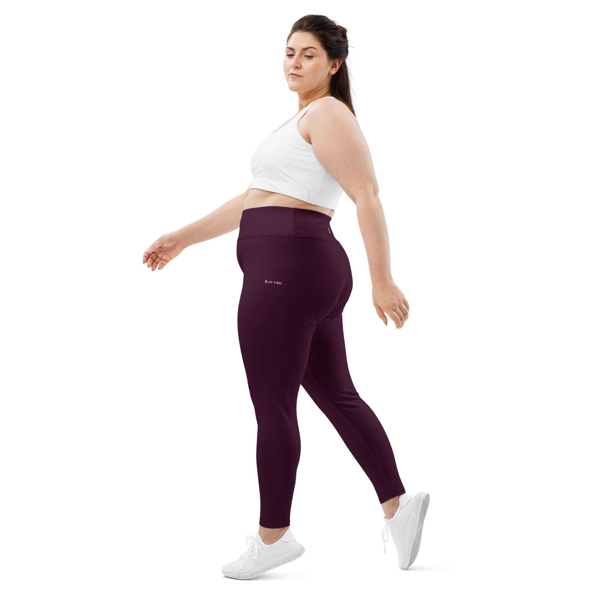 Basics - Eggplant Plus Size Leggings