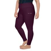 Basics - Eggplant Plus Size Leggings