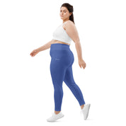 Basics - Marine Blue Plus Size Leggings