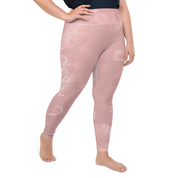 Believe - Rose High-Waist Plus Size Leggings