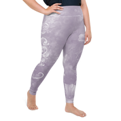 Believe - Lavender High-Waist Plus Size Leggings