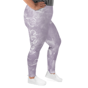 Believe - Lavender High-Waist Plus Size Leggings