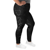 Believe - Black High-Waist Plus Size Leggings