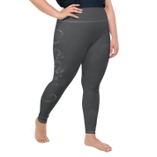 Believe - Anthracite High-Waist Plus Size Leggings