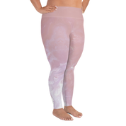 Awaken - Rose High-Waist Plus Size Leggings