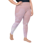 Awaken - Rose High-Waist Plus Size Leggings