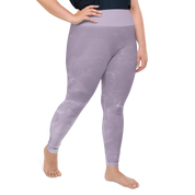 Awaken - Lavender High-Waist Plus Size Leggings