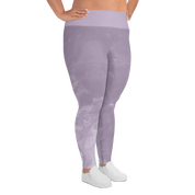 Awaken - Lavender High-Waist Plus Size Leggings