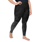 Awaken - Black High-Waist Plus Size Leggings