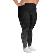 Awaken - Black High-Waist Plus Size Leggings