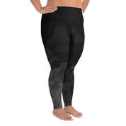 Awaken - Black High-Waist Plus Size Leggings