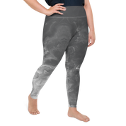 Awaken - Anthracite High-Waist Plus Size Leggings